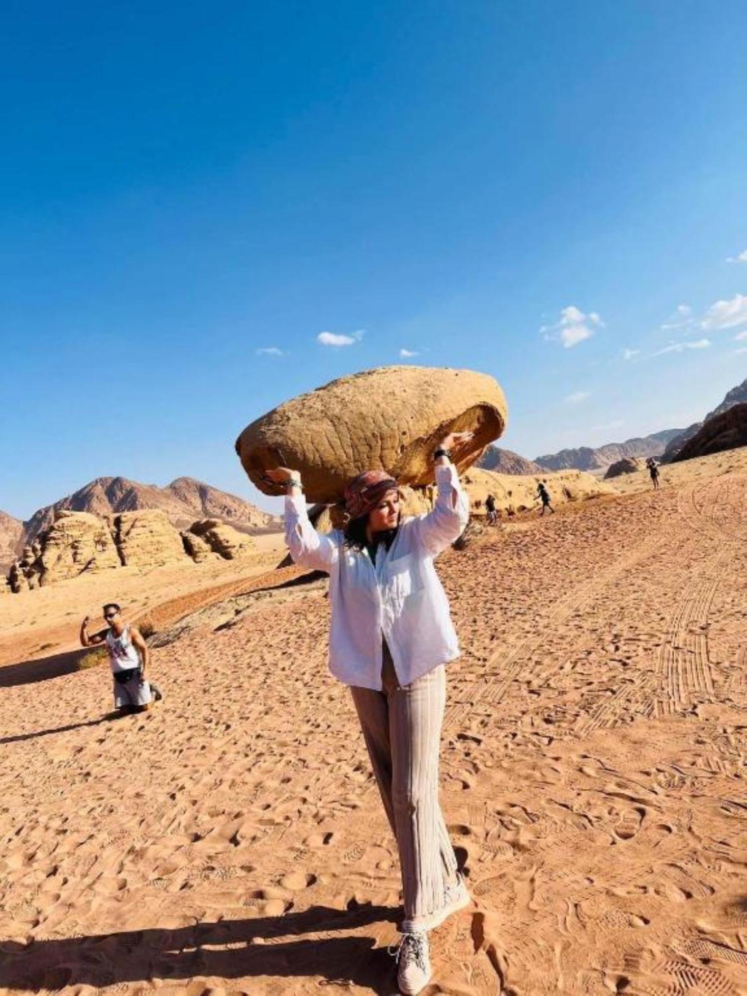 Bed and Breakfast Calm Camp Wadi Rum Exteriér fotografie